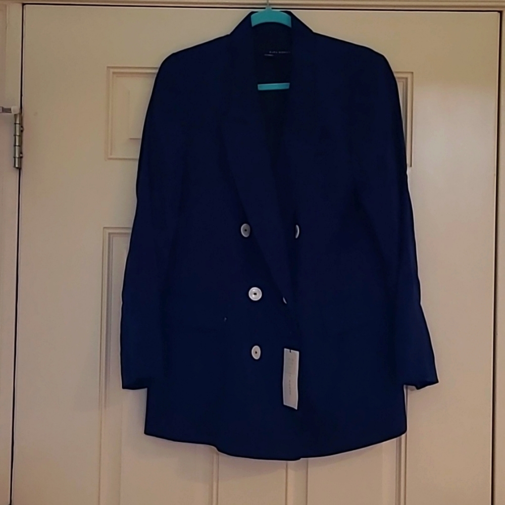 Zara Women Blue Blazer